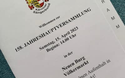 JHV Kärntner Sängerbund 2023